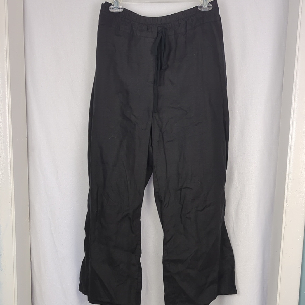 Multiples Black Straight Leg Pants